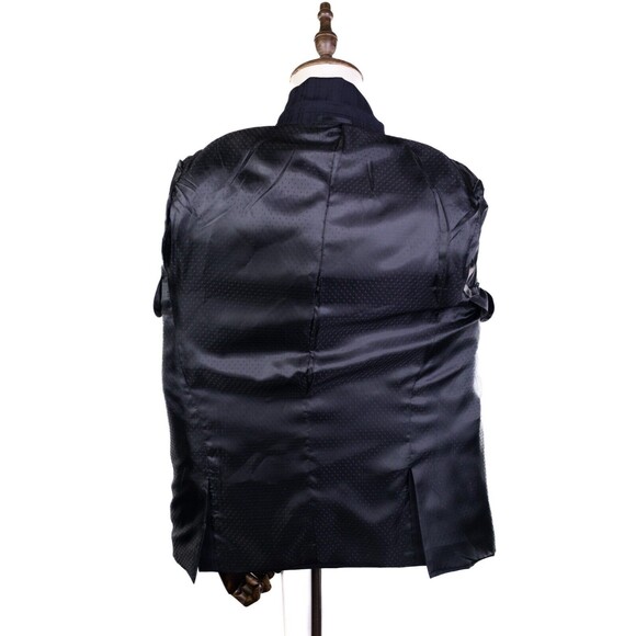 Mantoni Super 140s Mens 40s Wool Blue Striped Blazer Jacket 3 button EUC - Picture 10 of 13